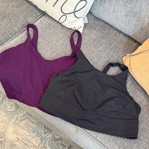 lululemon athletica size 14 sports bras Black & Purple